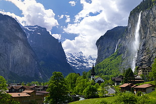 yosemite national park yosemite village, lauterbrunnen