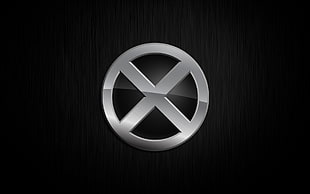 gray X logo, X-Men HD wallpaper