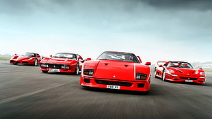 Ferrari, car, Ferrari F40, Ferrari F50 HD wallpaper