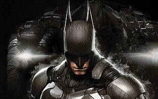 Batman digital wallpaper, video games, artwork, Batman: Arkham Knight HD wallpaper