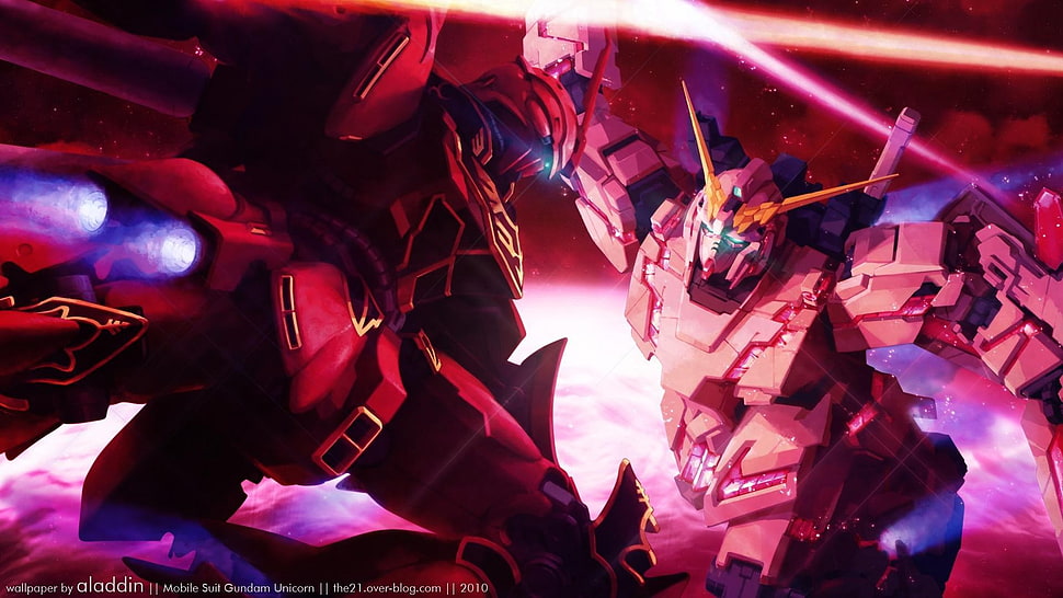 Gundam anime character, Mobile Suit Gundam Unicorn, RX-0 Unicorn Gundam ...