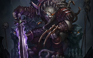 League of Legends beast holding sword digital wallpaper HD wallpaper