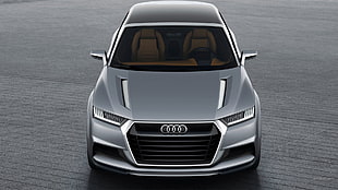 gray Audi car, Audi Crossline, car