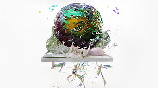 Ball,  Wax,  Light HD wallpaper