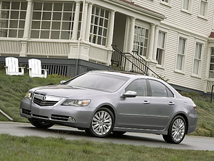 silver Acura sedan