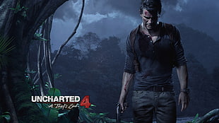 Uncharted A Thief's End 4 cover, uncharted , Uncharted 4: A Thief's End, video games HD wallpaper