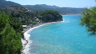 beach and island, landscape, sea, Greece