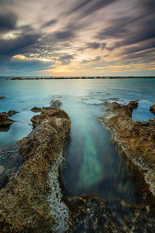 aerial view of island, george hotel, cyprus HD wallpaper