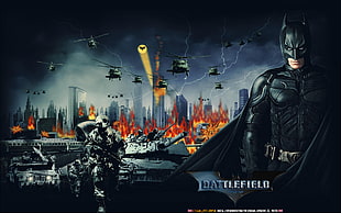 Batman battlefield HD wallpaper