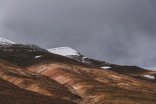 snow cap mountain