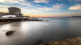 photo of body of water ], blackrock, ireland HD wallpaper