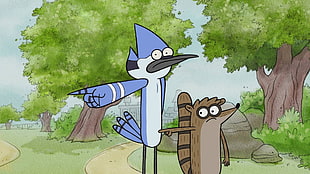 Regular Show, Mordecai & Rigby, cartoon