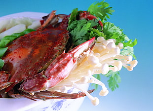 crab with vegetables