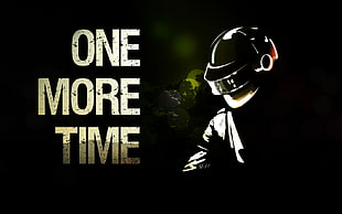 One More Time printed illustration HD wallpaper