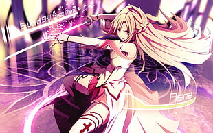 Asna illustration, Sword Art Online, Yuuki Asuna HD wallpaper
