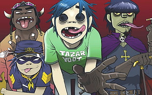 The Gorillaz band