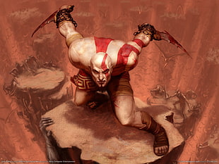 Kratus God of War HD wallpaper
