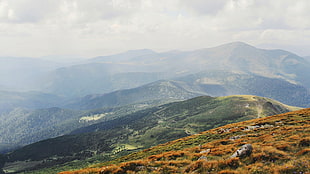 green mountain, landscape, mountains, nature, hills