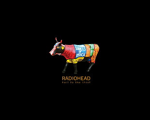 Radiohead poster HD wallpaper