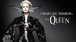 Snow White Charlize Theron the Queen, Snow White and the Huntsman, movies, Charlize Theron HD wallpaper