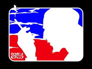 white, blue, and red logo, Major League Gaming, Jet Black, Cowboy Bebop, Spike Spiegel HD wallpaper