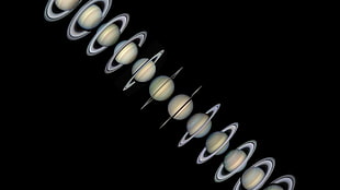 Saturn lot illustration, space, Saturn, NASA HD wallpaper
