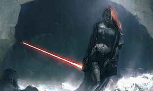 Star Wars female character HD wallpaper