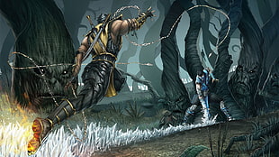 Mortal Kombat, Scorpion (character), Sub-Zero, Scorpion (character)