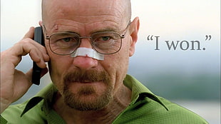 men's eyeglasses with brown frames, Breaking Bad, Heisenberg, Walter White, Bryan Cranston