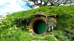 The Hobbit movie still, nature, landscape, house, New Zealand HD wallpaper