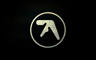 white and black logo, Aphex Twin, music HD wallpaper