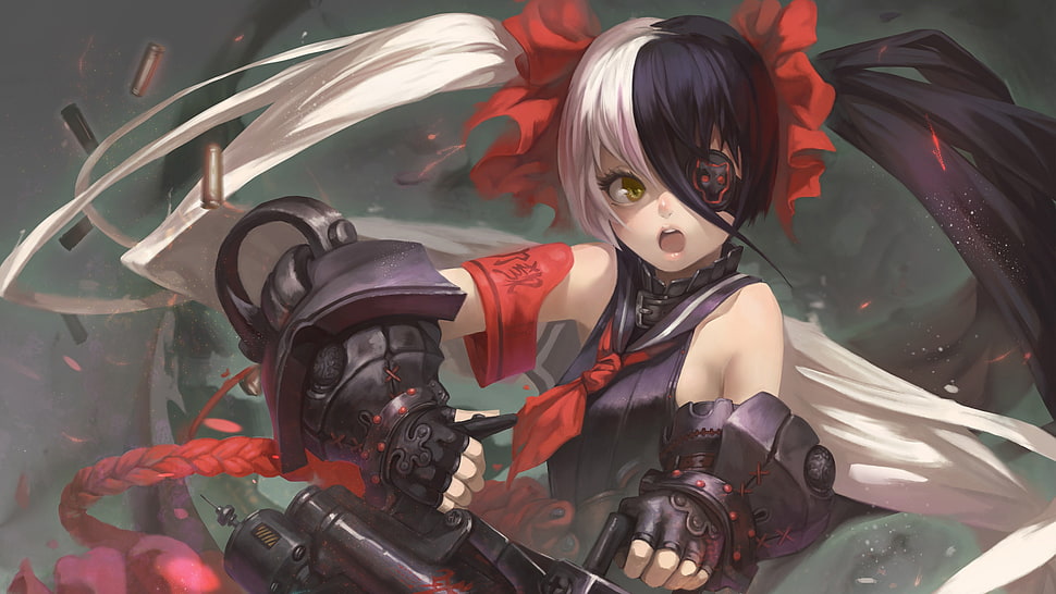 illustration of female anime character, fantasy art, Blade & Soul HD wallpaper
