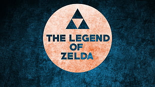 The Legend of Zelda logo, The Legend of Zelda, Nintendo, simple, simple background HD wallpaper