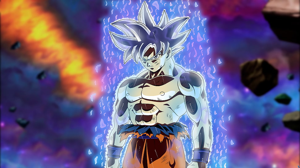 Son Goku digital wallpaper, Son Goku, ultra instict , Mastered ultra ...