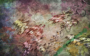 abstract painting digital wallpaper HD wallpaper