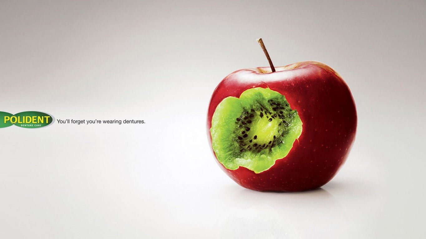 Red apple with text overlay, artwork, apples, commercial HD wallpaper |  Wallpaper Flare