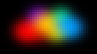 rainbow digital wallpaper HD wallpaper
