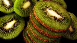 green kiwi fruit, photography, food, fruit, kiwi (fruit)