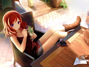 Nishikino Maki, anime, anime girls, women