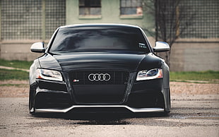 black Audi car, Audi, Audi S5, car