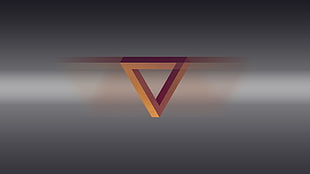 brown triangle logo HD wallpaper