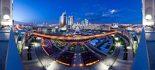 landscape poster, cityscape, city, Kazakhstan, Astana HD wallpaper