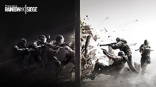 Rainbowsix X Siege game cover, Rainbow Six: Siege, video games, Ubisoft HD wallpaper