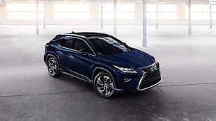 blue Lexus SUV