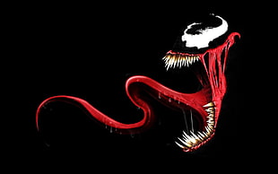 Marvel Venom digital wallpaper, Venom