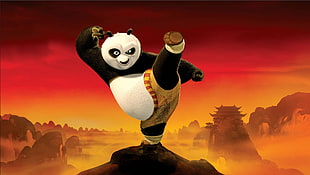 Po of Kung Fu Panda wallpaper, Kung Fu Panda, panda HD wallpaper