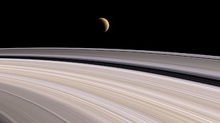 ring of Saturn, space, Saturn, planet HD wallpaper