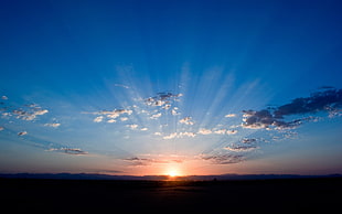 white clouds, landscape, clouds, sunlight