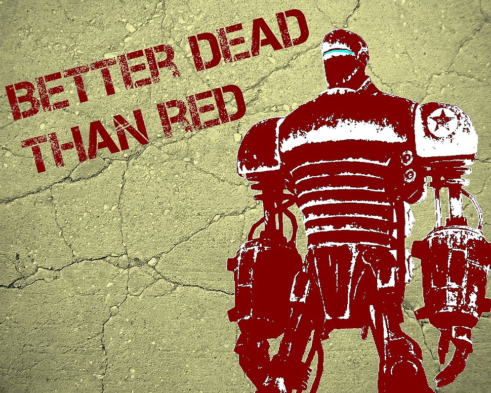 Better Dead Than Red poster HD wallpaper