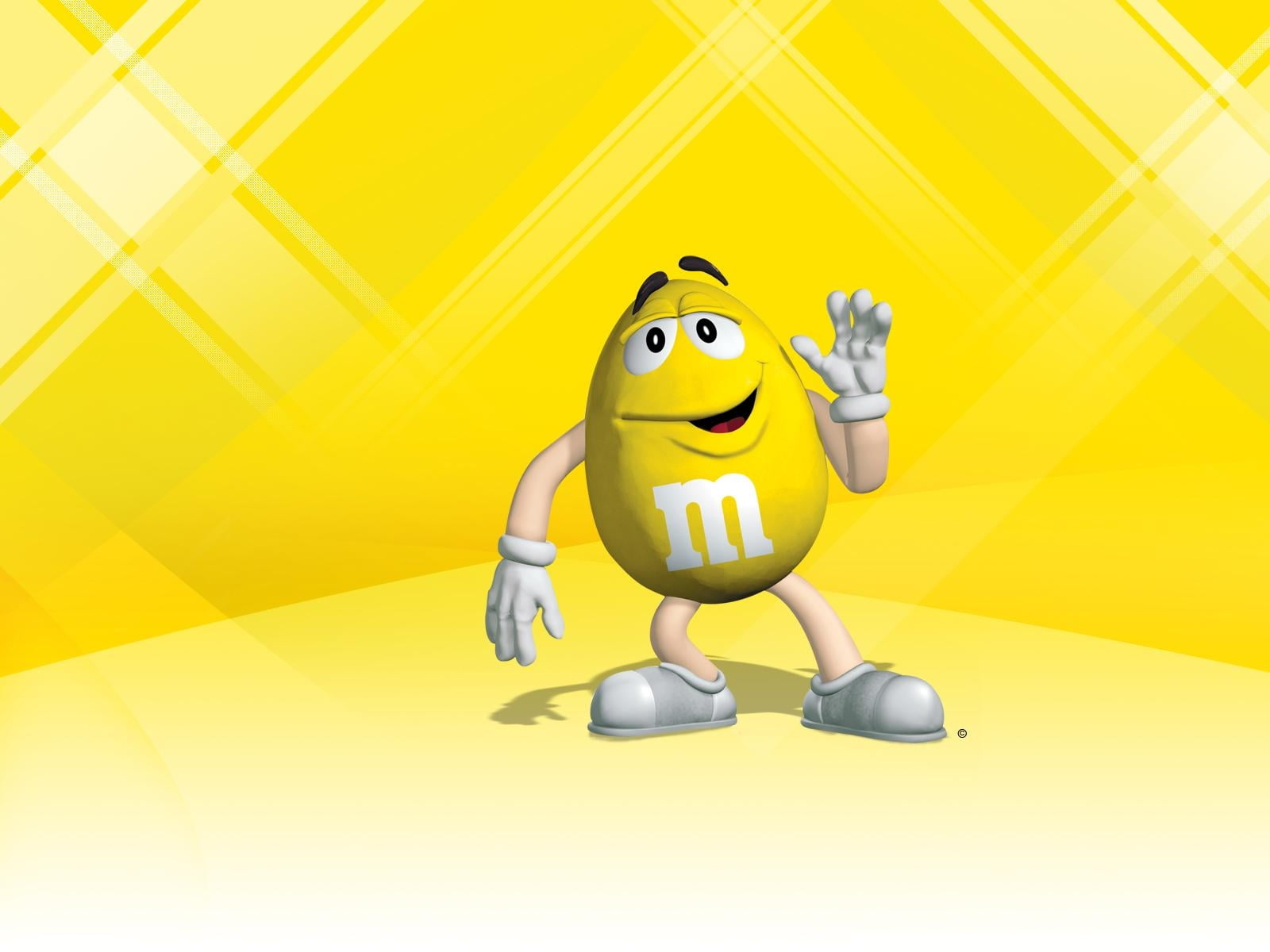 yellow M&M character